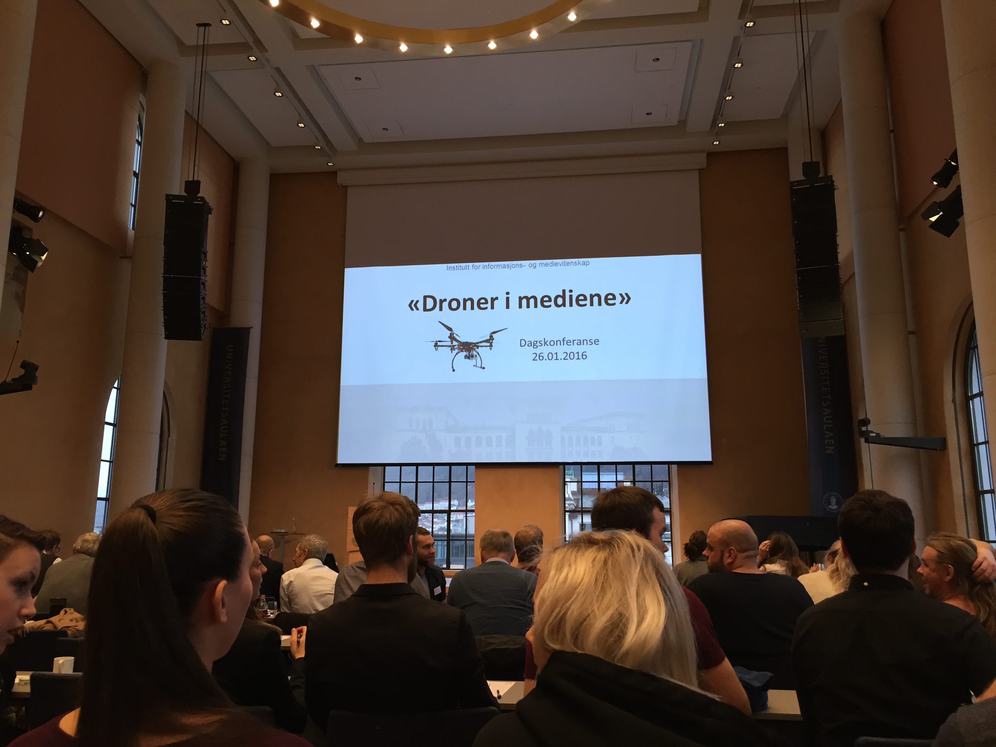 Dagskonferanse med UiB: Droner i mediene